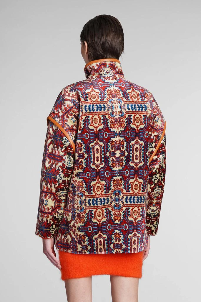 商品Isabel Marant|Isabel Marant Greta Coat In Multicolor Wool,价格¥6224,第3张图片详细描述