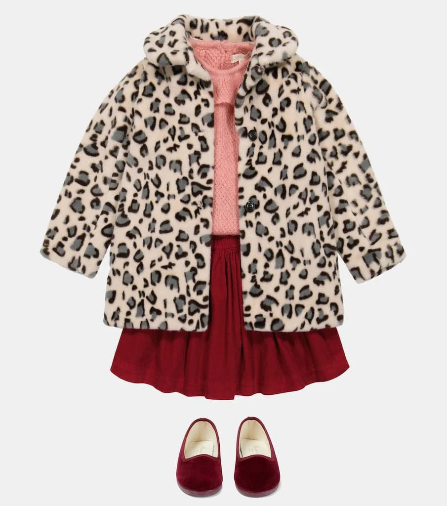 商品Bonpoint|Doogie豹纹印花大衣,价格¥2499,第2张图片详细描述