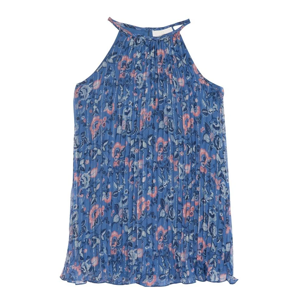 商品Rare Editions|Little Girls Pleated A-Line Dress with Denim Vest Set, 2 Piece,价格¥324,第2张图片详细描述