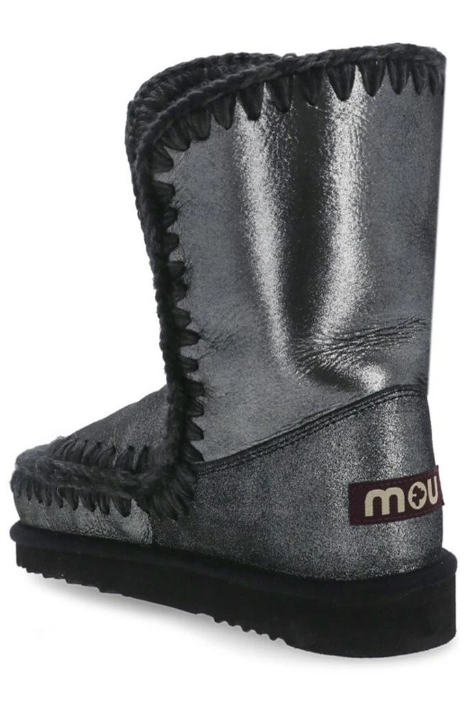商品Mou|Mou Eskimo 24 Metallic Whipstitch-Trim Boots,价格¥1210,第3张图片详细描述
