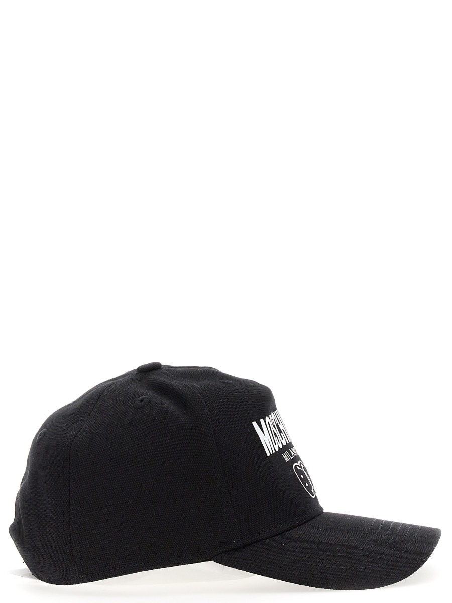 Moschino 男士帽子 921082660555-0 黑色商品第5张图片规格展示