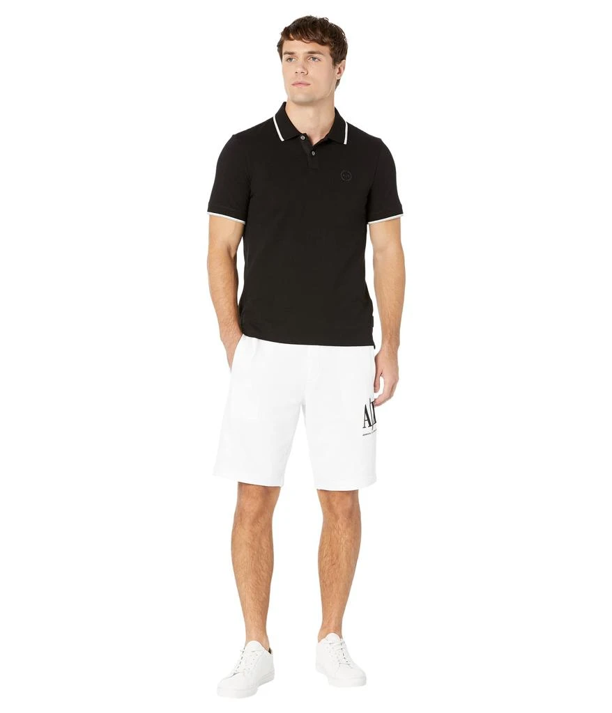 商品Armani Exchange|Slim Fit Pique Logo Polo,价格¥297,第4张图片详细描述