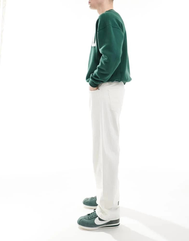 商品Jack & Jones|Jack & Jones Eddie loose rigid jeans in white,价格¥363,第3张图片详细描述