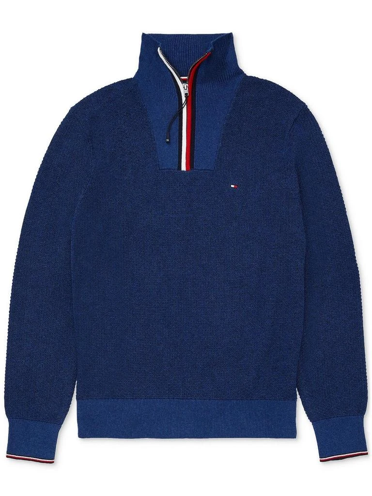 商品Tommy Hilfiger|Manhattan Mens Cotton Ribbed Trim Pullover Sweater,价格¥286,第1张图片详细描述