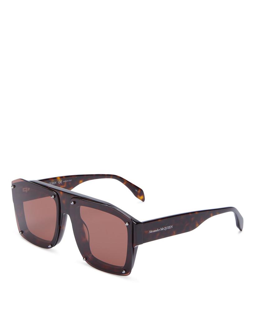 Unisex Square Sunglasses, 62mm商品第3张图片规格展示