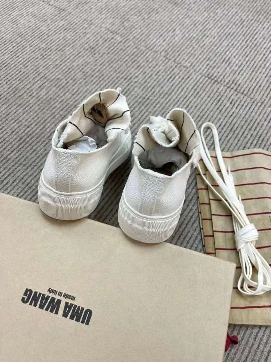 UMA WANG 白色女士帆布鞋 US9901W41W2UW101 商品