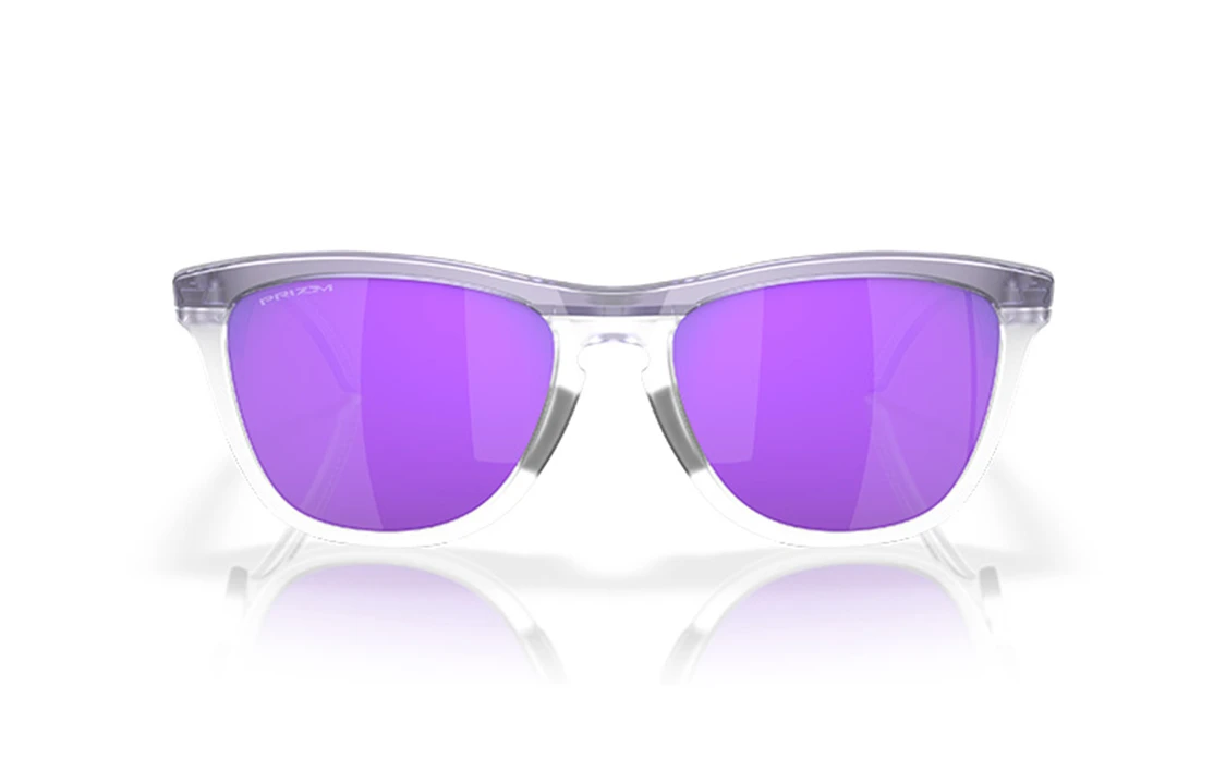 商品[国内直发] Oakley|欧克利 FROGSKINS HYBRID Logo字母标识镜腿几何设计 注塑 不规则形 太阳眼镜 男女同款情侣款 紫色,价格¥1372,第4张图片详细描述