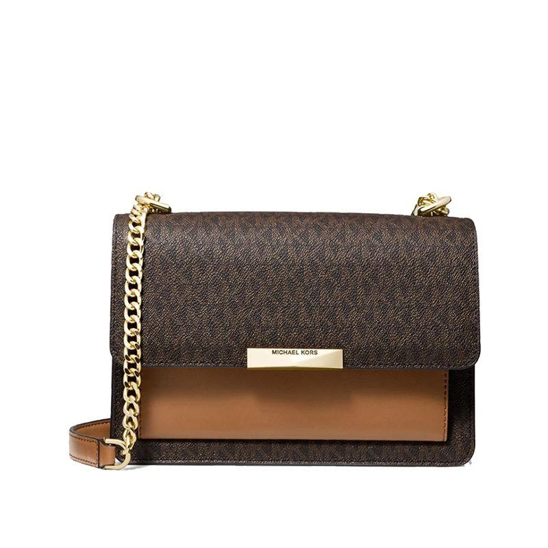 商品Michael Kors|香港直邮Michael Kors迈克高仕女士PVC配皮单肩斜挎包30H9GJ4L3B,价格¥2547,第1张图片