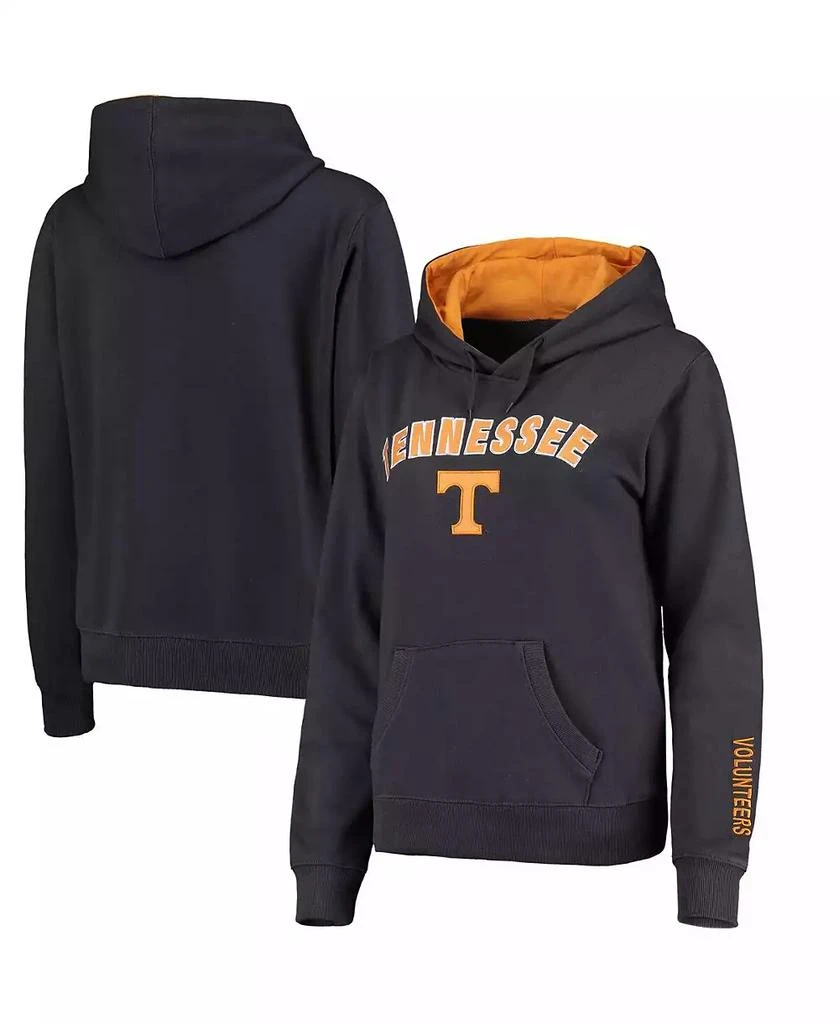 商品Colosseum|Women's Charcoal Tennessee Volunteers Arch and Logo 1 Pullover Hoodie,价格¥309,第1张图片