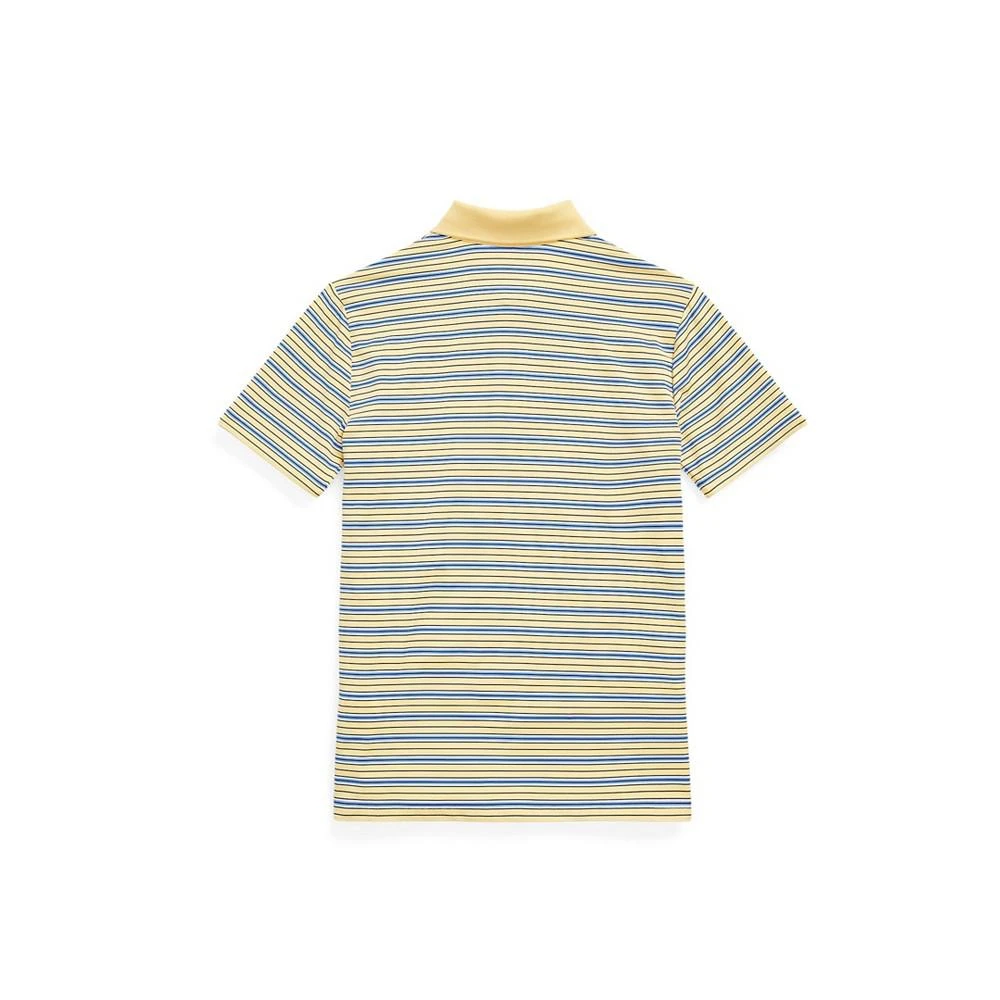 商品Ralph Lauren|Big Boys Striped Performance Jersey Short Sleeve Polo Shirt,价格¥145,第2张图片详细描述