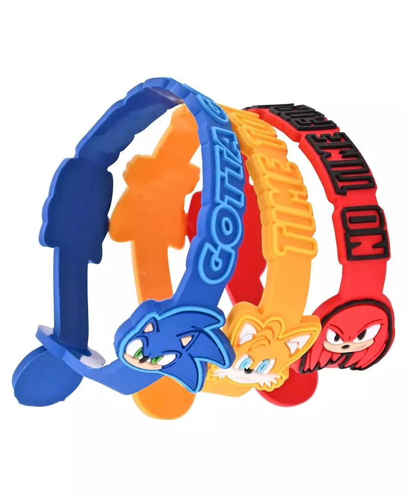 商品Accutime|Kids Unisex Sega Sonic the Hedgehog Blue Silicone Strap Watch 35.5mm Set,价格¥150,第3张图片详细描述