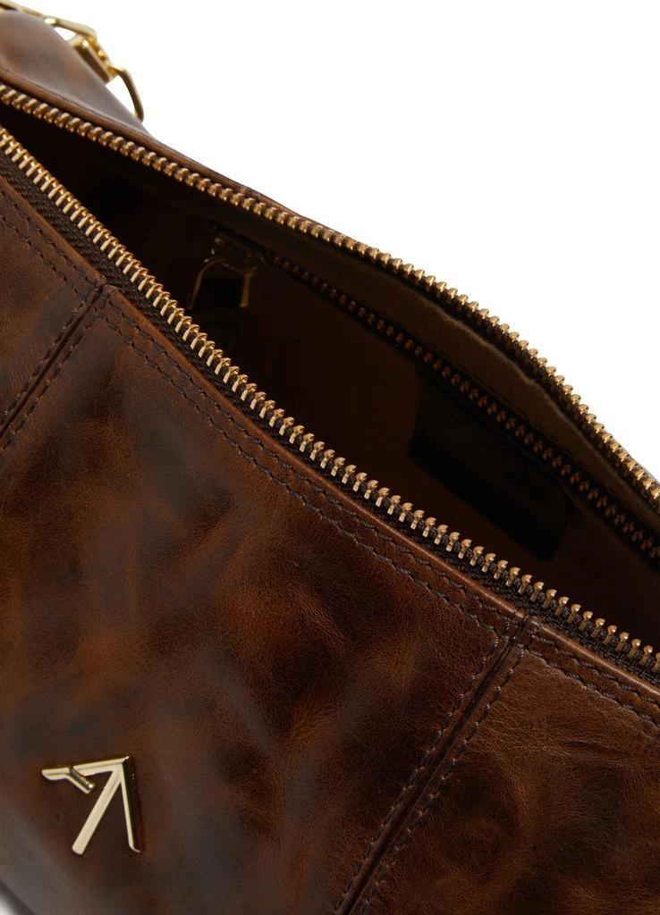 商品Manu Atelier|拉绒皮革柱形手提包,价格¥1702,第5张图片详细描述
