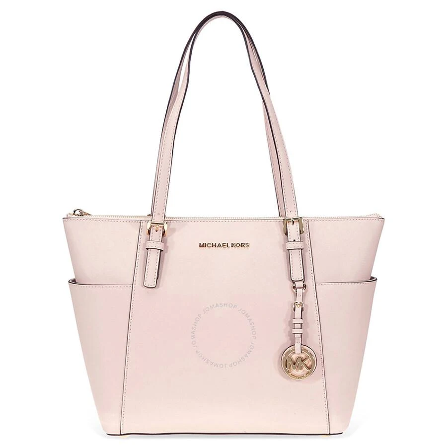 商品Michael Kors|Open Box - Michael Kors Jet Set Saffiano Leather Tote -Soft Pink,价格¥799,第1张图片