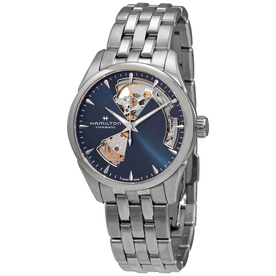 商品Hamilton|Jazzmaster Automatic Blue Dial Ladies Watch H32215141,价格¥5601,第1张图片