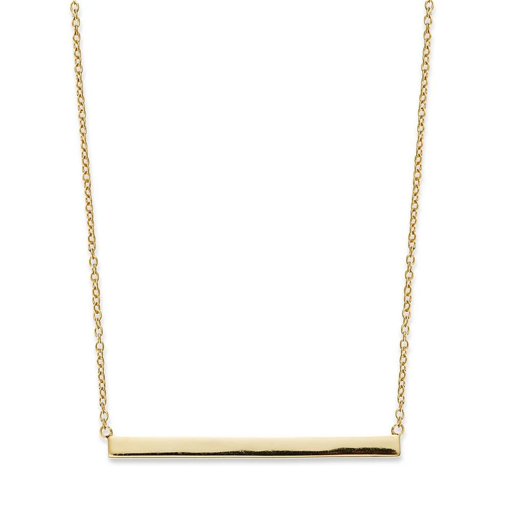 商品Giani Bernini|18k Gold over Sterling Silver 16" Bar Necklace, Created for Macy's,价格¥148,第1张图片