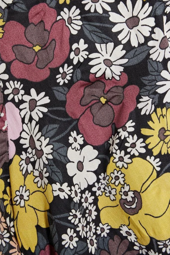 商品Sea|Gitte tiered crinkled floral-print cotton-poplin midi dress,价格¥1450,第4张图片详细描述