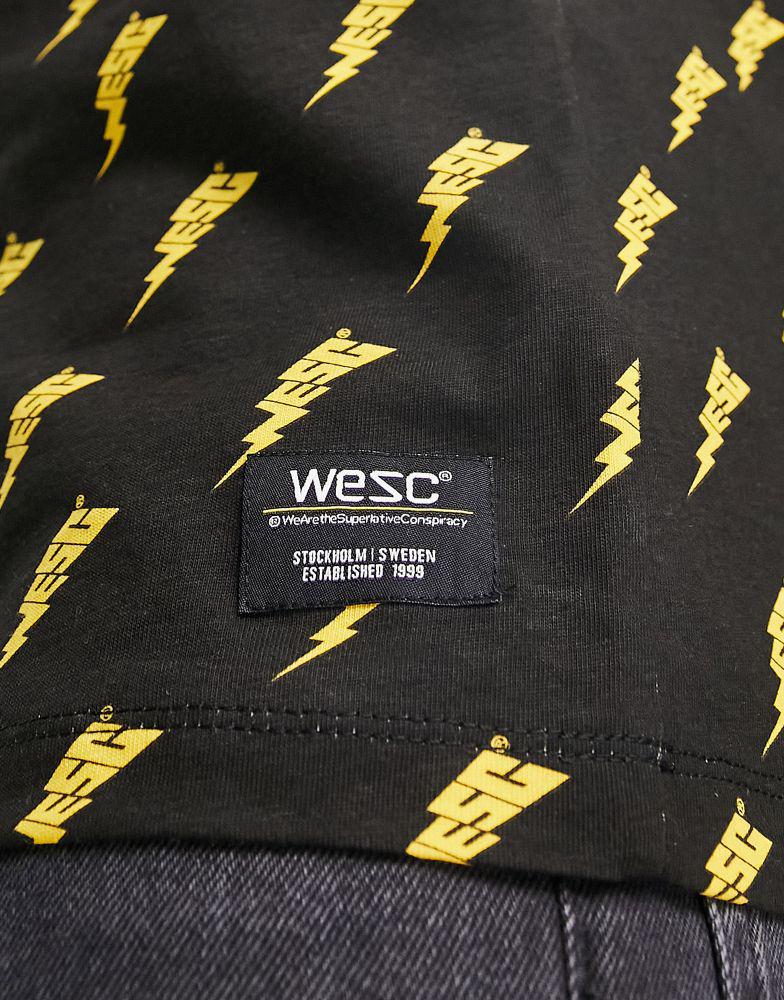 WESC pattern t-shirt in black商品第3张图片规格展示