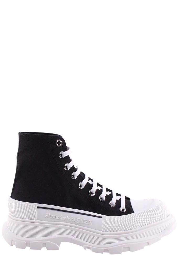 商品Alexander McQueen|Alexander McQueen Tread Slick Lace-Up Sneakers,价格¥3545,第1张图片