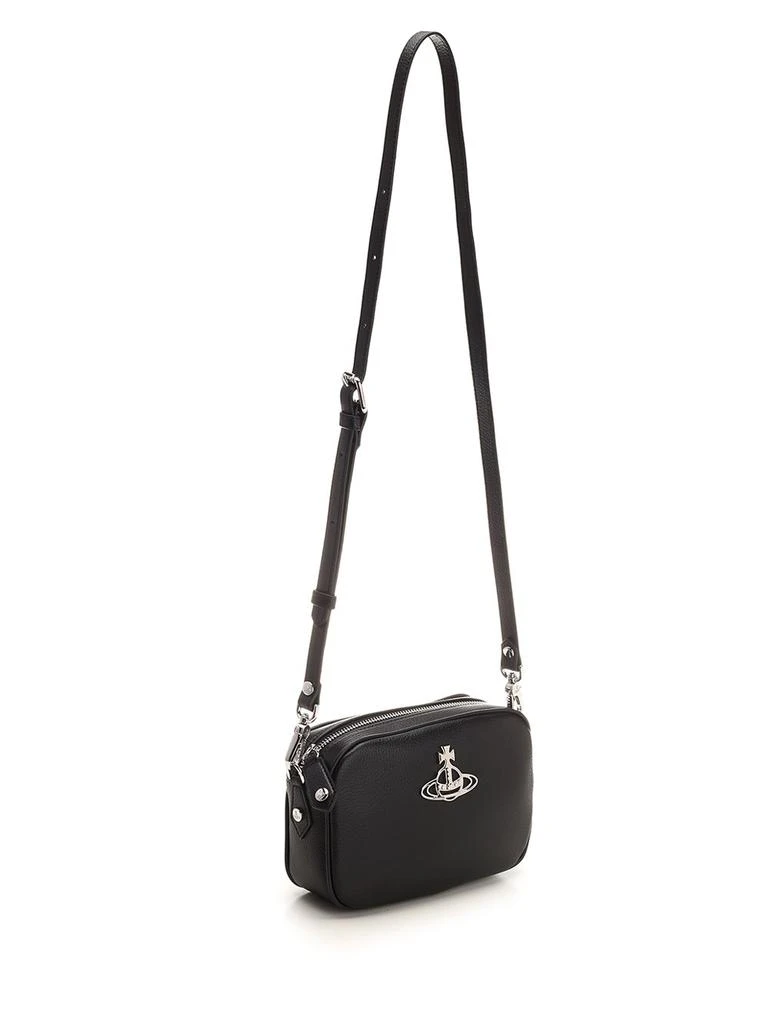 商品Vivienne Westwood|Vivienne Westwood Anna Orb-Plaque Zipped Camera Bag,价格¥2229,第3张图片详细描述