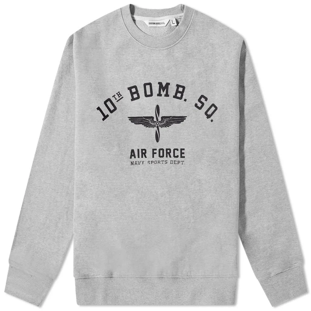 商品Uniform Bridge|Uniform Bridge 10th Air Force Crew Sweat,价格¥432,第1张图片
