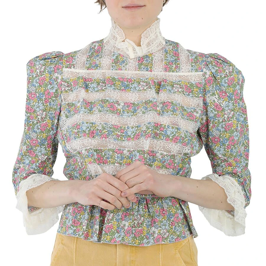 商品Marc Jacobs|Multicolor Victorian Blouse,价格¥1340,第1张图片