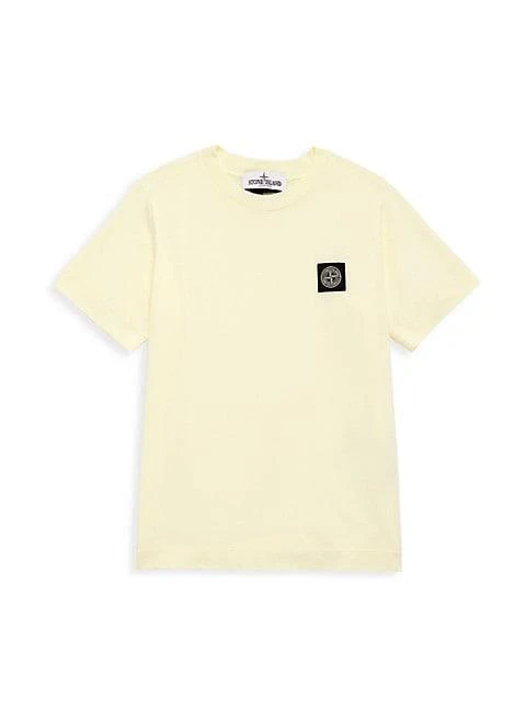 商品Stone Island|Little Boy's &amp; Boy's Logo Patch T-Shirt,价格¥417,第1张图片