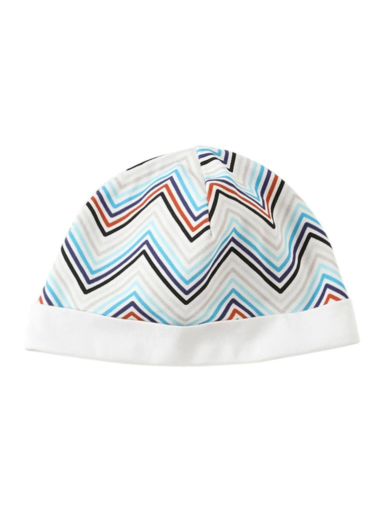 商品Missoni|Printed Organic Cotton Romper, Hat & Bib,价格¥1185,第5张图片详细描述