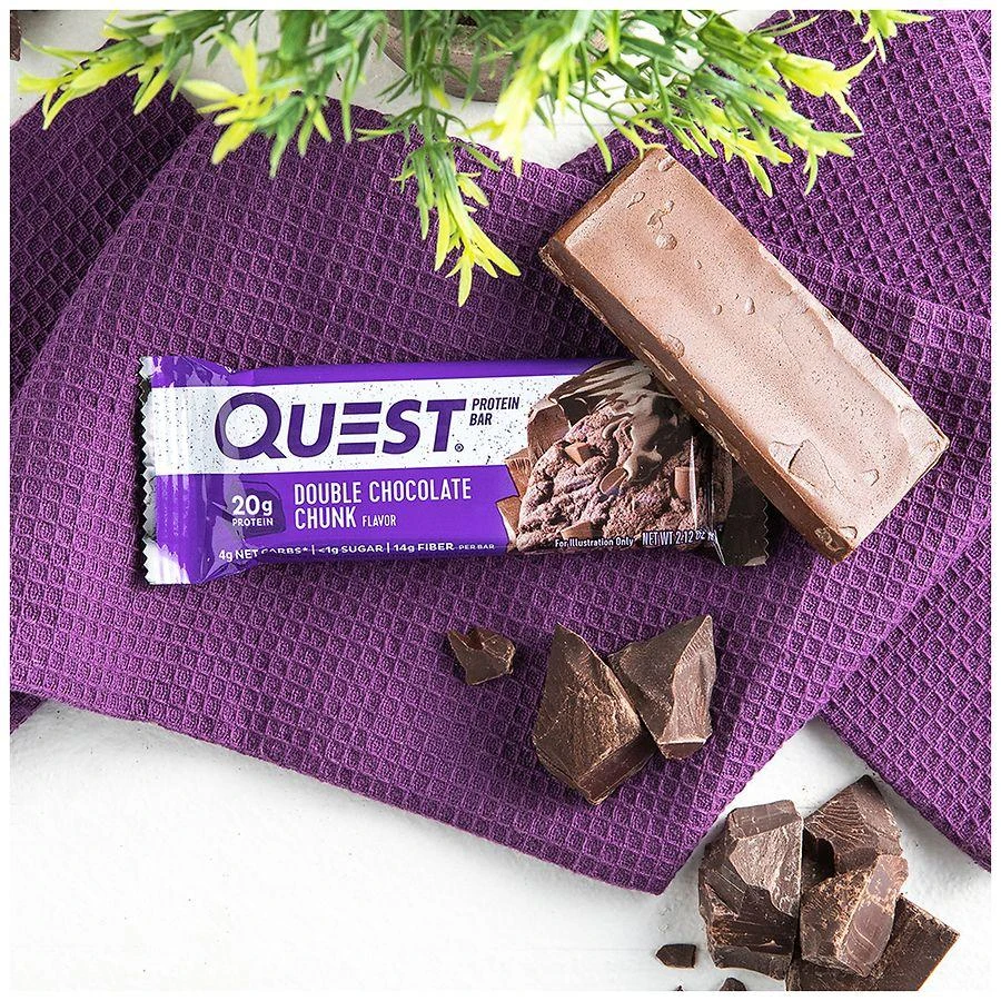 商品Quest Nutrition|Protein Bar Double Chocolate Chunk,价格¥20,第2张图片详细描述