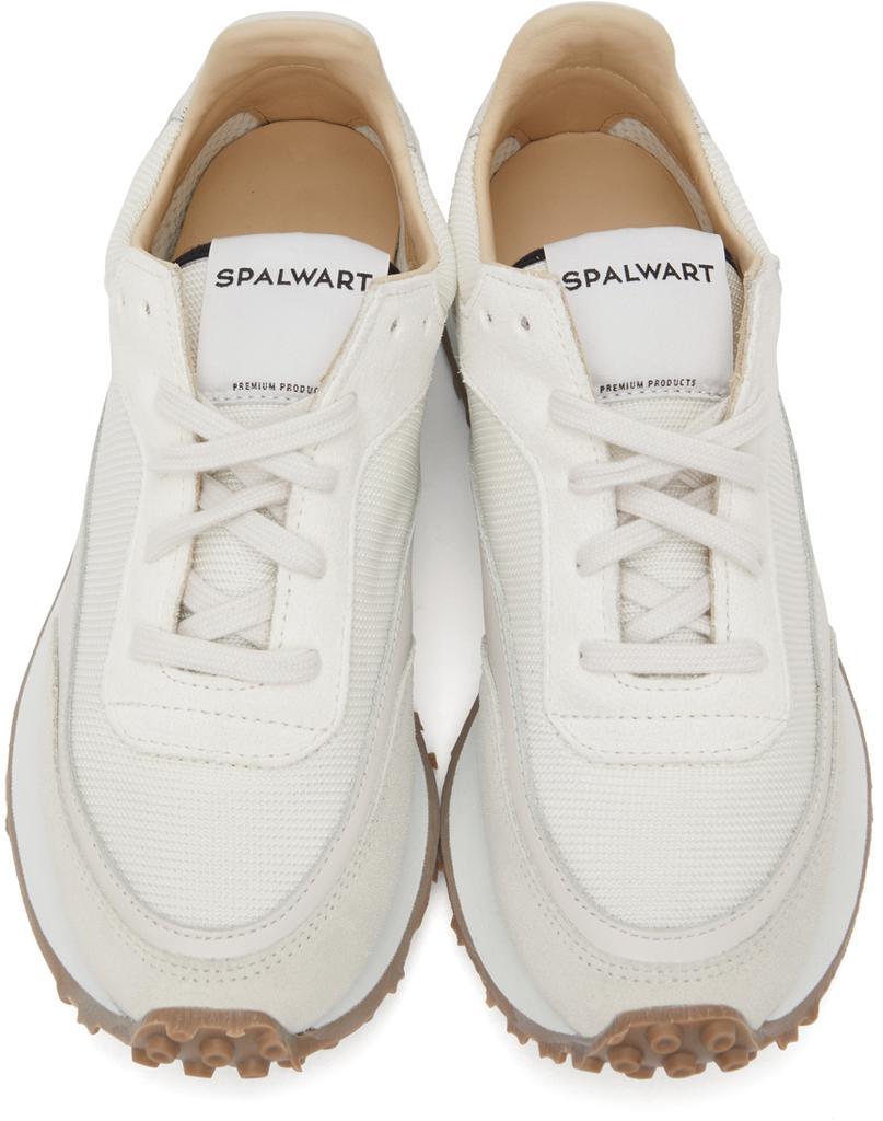 商品Spalwart|Grey & Off-White Tempo Low Mesh Nappa Sneakers,价格¥3061,第7张图片详细描述