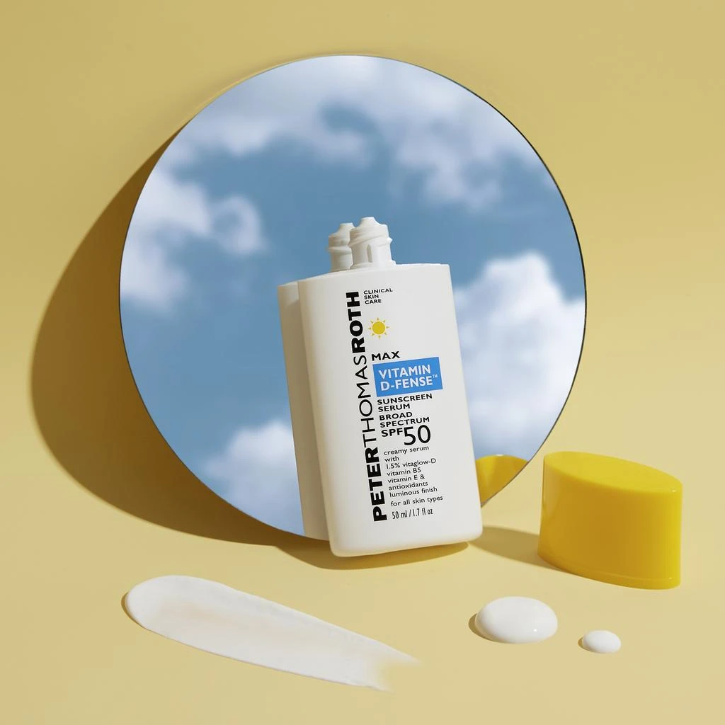 商品Peter Thomas Roth|Peter Thomas Roth Max Vitamin D Fense Sunscreen Broad Spectrum SPF 50 Serum 50ml,价格¥351,第2张图片详细描述