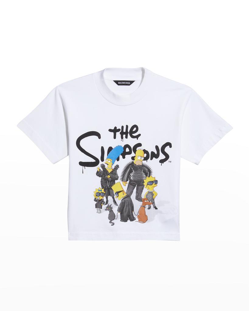 商品Balenciaga|Kid's x The Simpsons™ Graphic T-Shirt, Size 2-10,价格¥1440,第1张图片