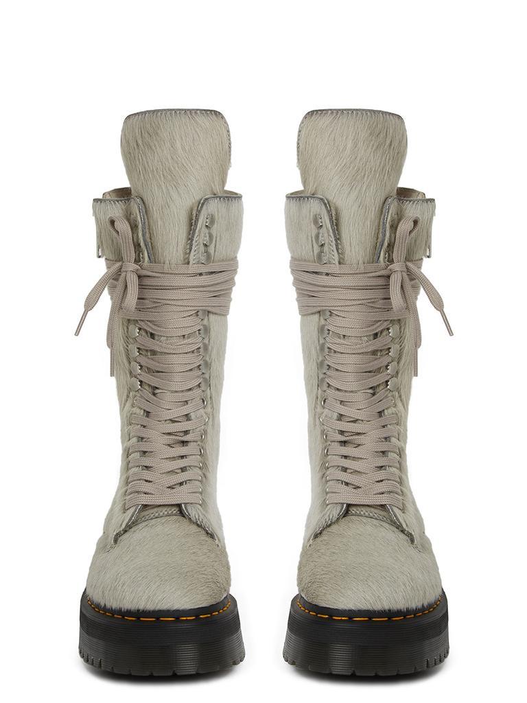 商品Rick Owens|RICK OWENS X DR MARTENS MEN QUAD SOLE CALF LENGTH BOOTS,价格¥2968,第5张图片详细描述