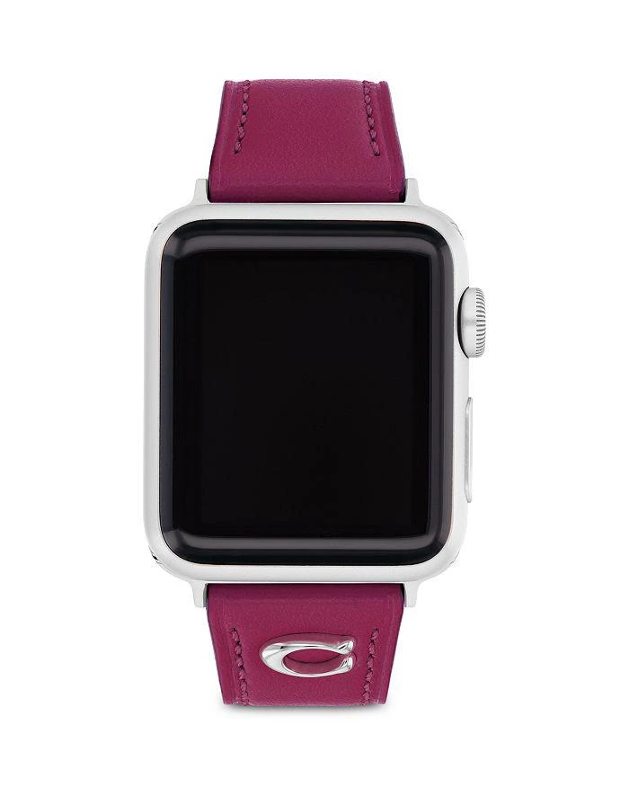 商品Coach|Apple Watch® Leather Strap, 38-41mm,价格¥704,第1张图片