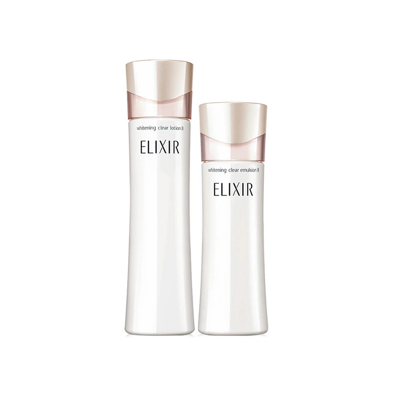 商品ELIXIR|ELIXIR/怡丽丝尔 怡丽丝尔美白水乳 化妆水170ml+乳液130ml 清爽型/滋润型,价格¥487,第1张图片