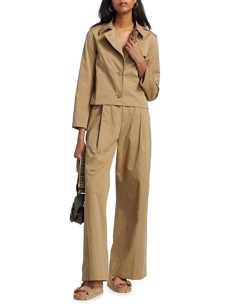 商品FRAME|Cotton Trench Jacket,价格¥3536,第2张图片详细描述