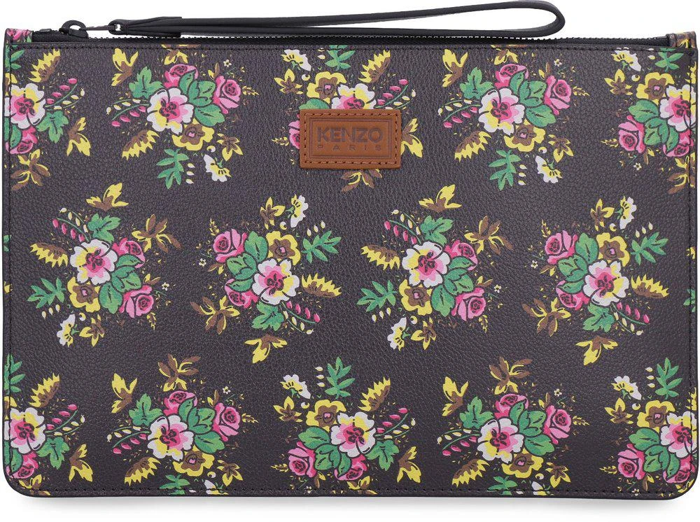 商品Kenzo|Kenzo Pop Bouquet Zipped Clutch Bag,价格¥878,第1张图片