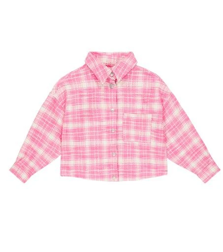 商品Palm Angels|格纹棉质混纺花呢衬衫,价格¥2146,第1张图片
