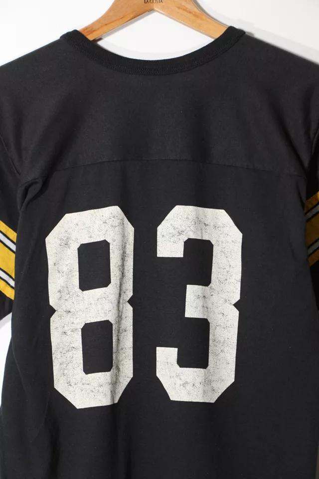 商品Urban Outfitters|Vintage NFL Pittsburgh Steelers Jersey Cut T-shirt Made in USA,价格¥969,第6张图片详细描述