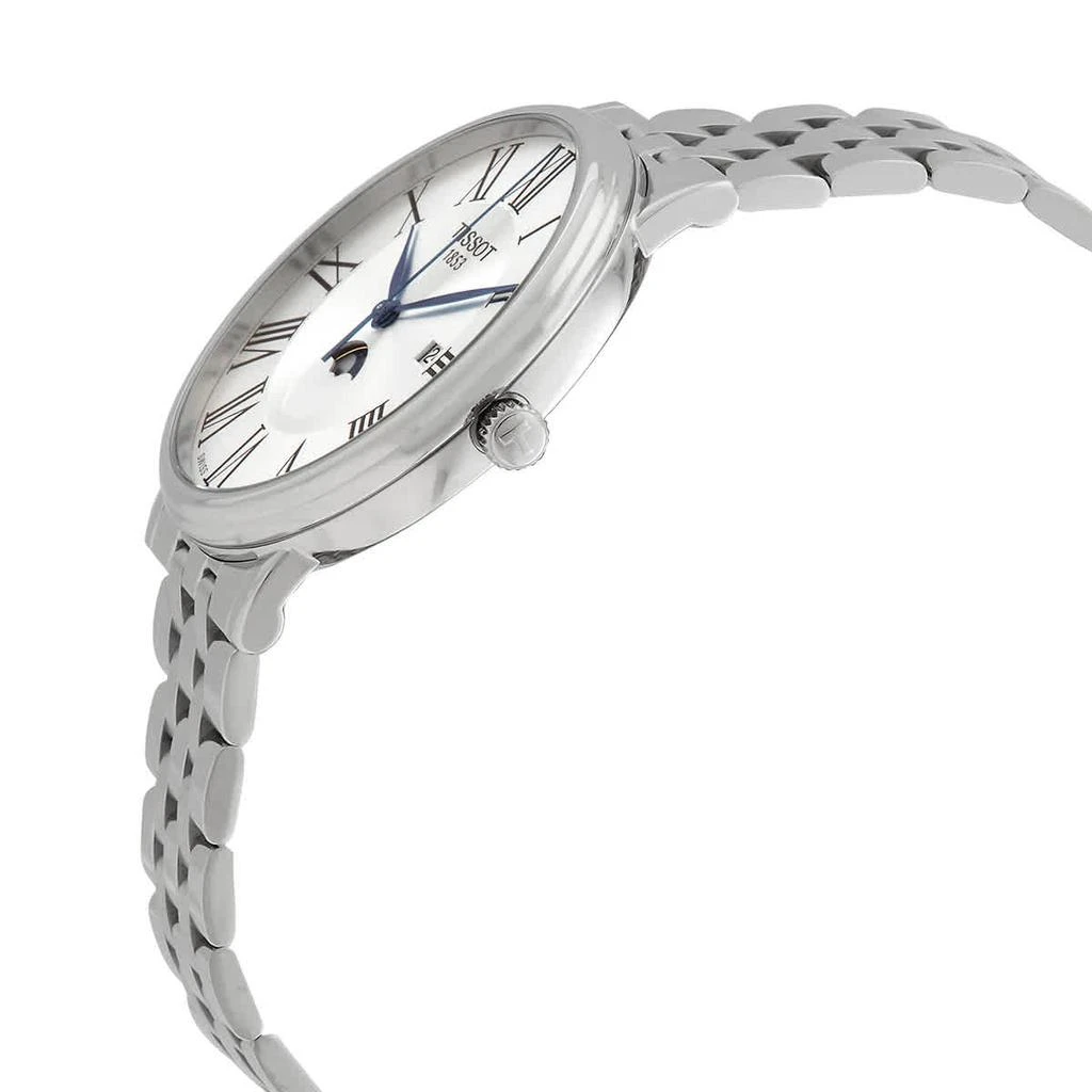 商品Tissot|Carson Moon Phase Quartz Silver Dial Men's Watch T1224231103300,价格¥2129,第2张图片详细描述