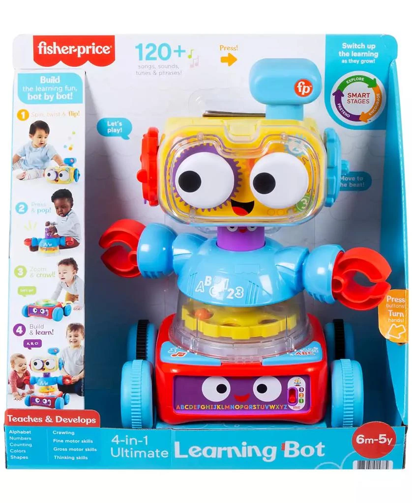 Fisher-Price 4-in-1 Robot Baby to Preschool Learning Toy with Lights & Music 商品