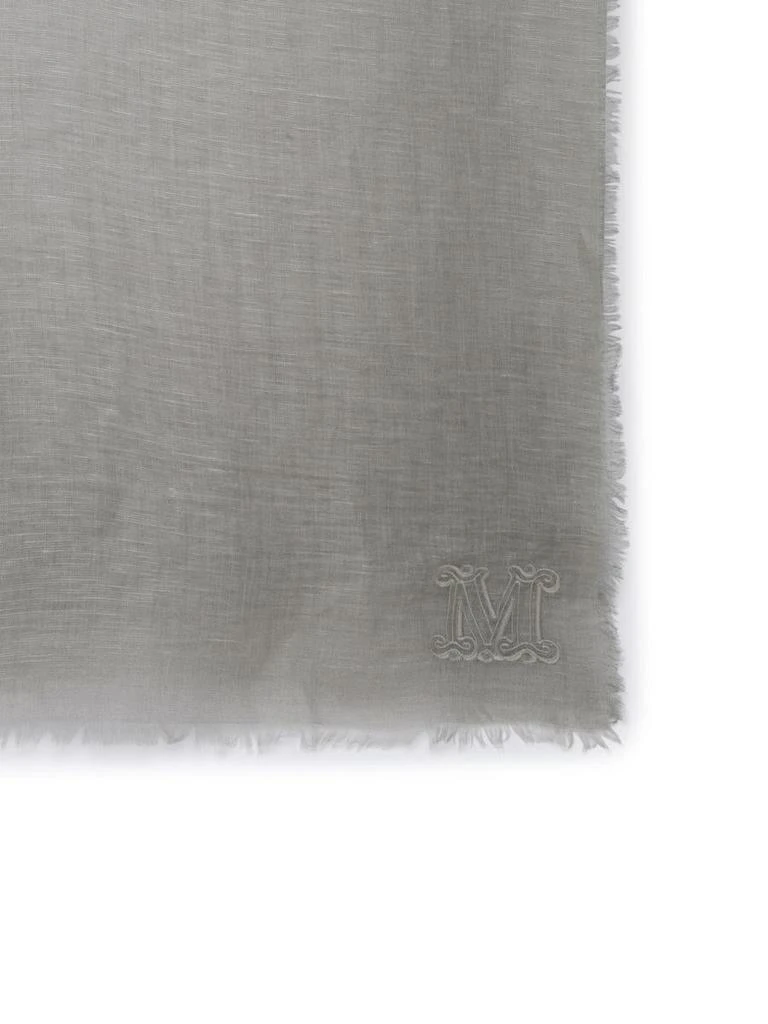 商品Max Mara|GREY SILK BLEND PAPRICA SCARF,价格¥993,第2张图片详细描述