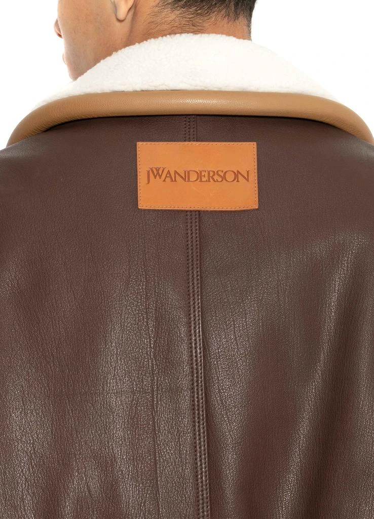 商品JW Anderson|Bumper-tube 束腰皮夹克,价格¥31947,第3张图片详细描述