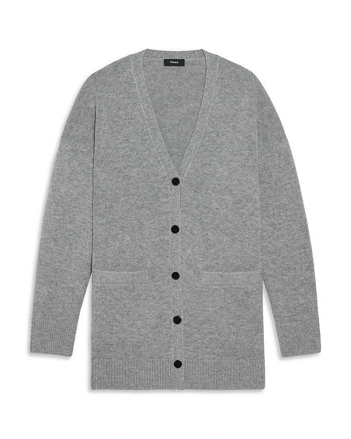 商品Theory|Boxy Elbow Patch Cardigan,价格¥1114,第5张图片详细描述