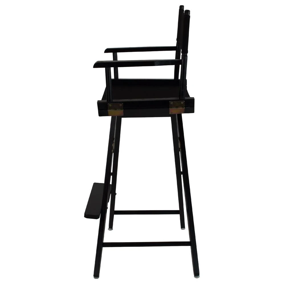 商品American Trails|Extra-Wide Premium 30"  Directors Chair Black Frame W/Black Color Cover,价格¥1105,第2张图片详细描述