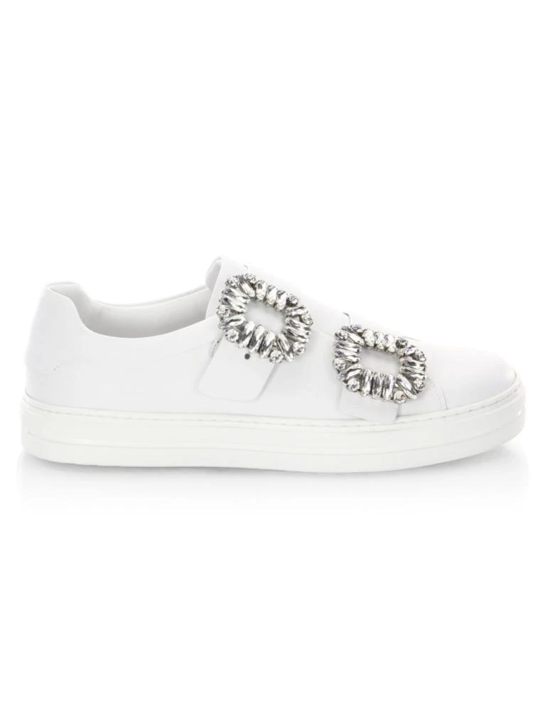 商品Roger Vivier|Jeweled Leather Sneakers,价格¥6212,第1张图片