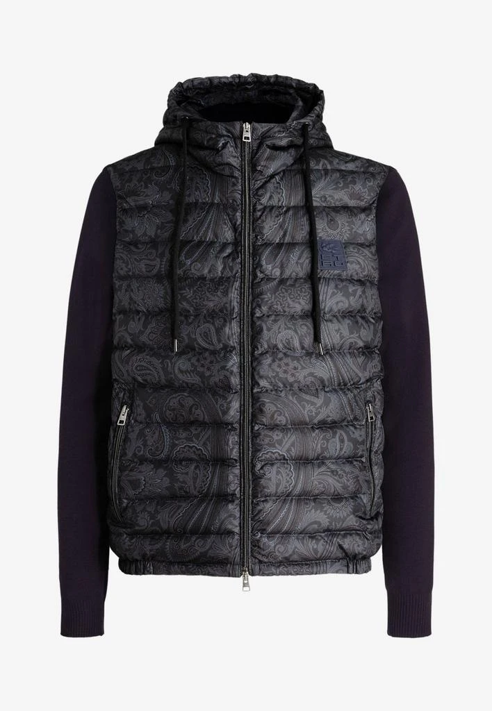 商品ETRO|Paisley Print Quilted Zip-Up Down Jacket,价格¥9098,第3张图片详细描述