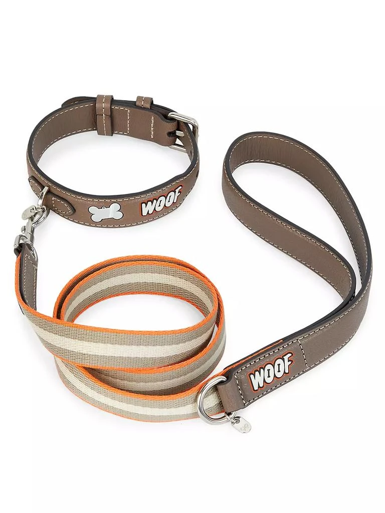 商品Anya Hindmarch|Small Stickers Leather Dog Collar,价格¥464,第2张图片详细描述