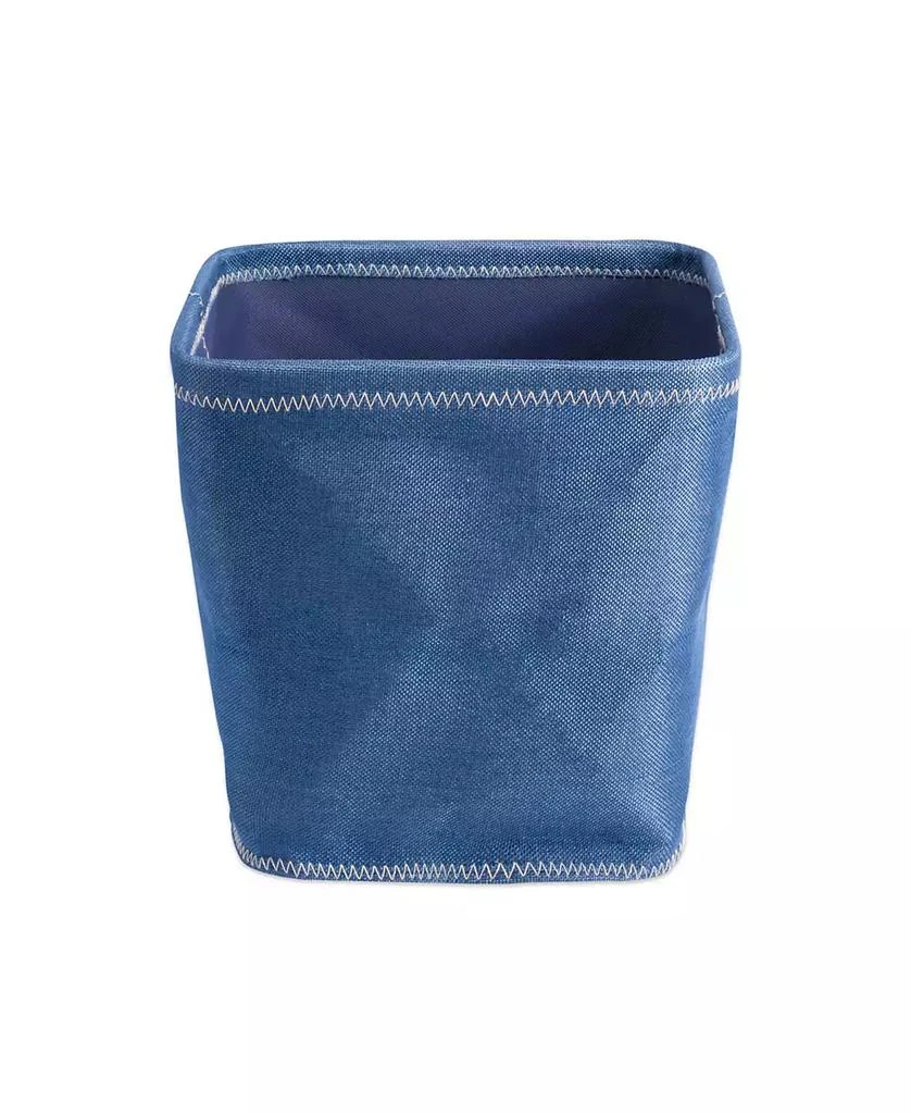 商品Design Imports|Polyester Bin Zig-Zag Stitch Variegated Trapezoid Set of 2,价格¥163,第2张图片详细描述