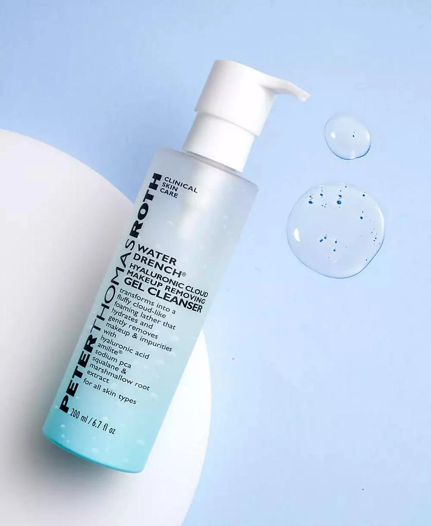 商品Peter Thomas Roth|Water Drench Hyaluronic Cloud Makeup Removing Gel Cleanser, 6.7-oz.,价格¥240,第3张图片详细描述