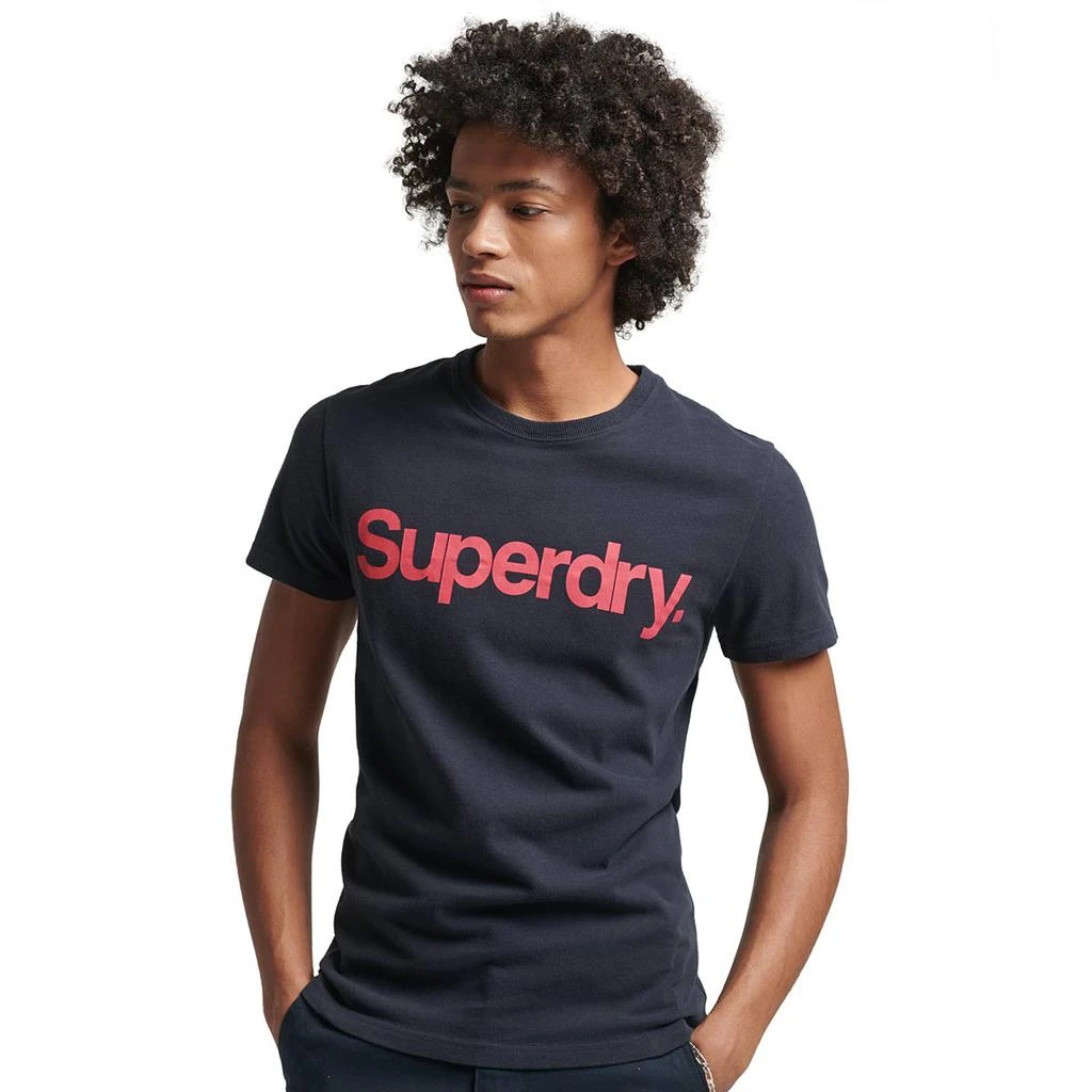 商品Superdry|Superdry Men's Organic Cotton Core Logo T-Shirt,价格¥167,第4张图片详细描述